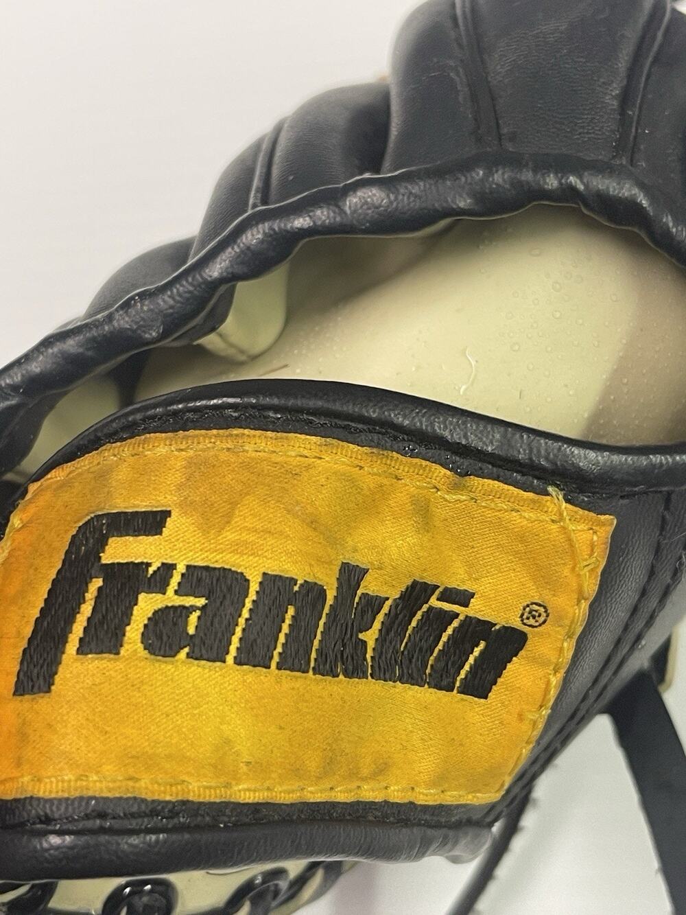 Franklin T Ball Kids Baseball Glove Black 9 1/2'' Model 4609 - Barely Used